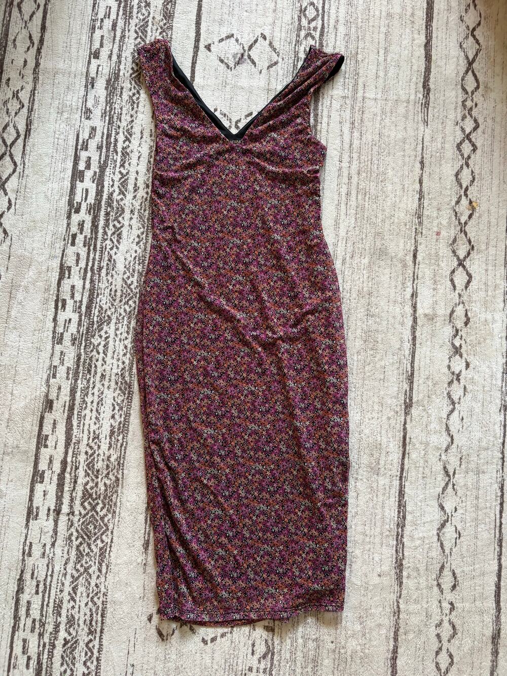 AFRM Ariana Floral Midi Dress Size Small